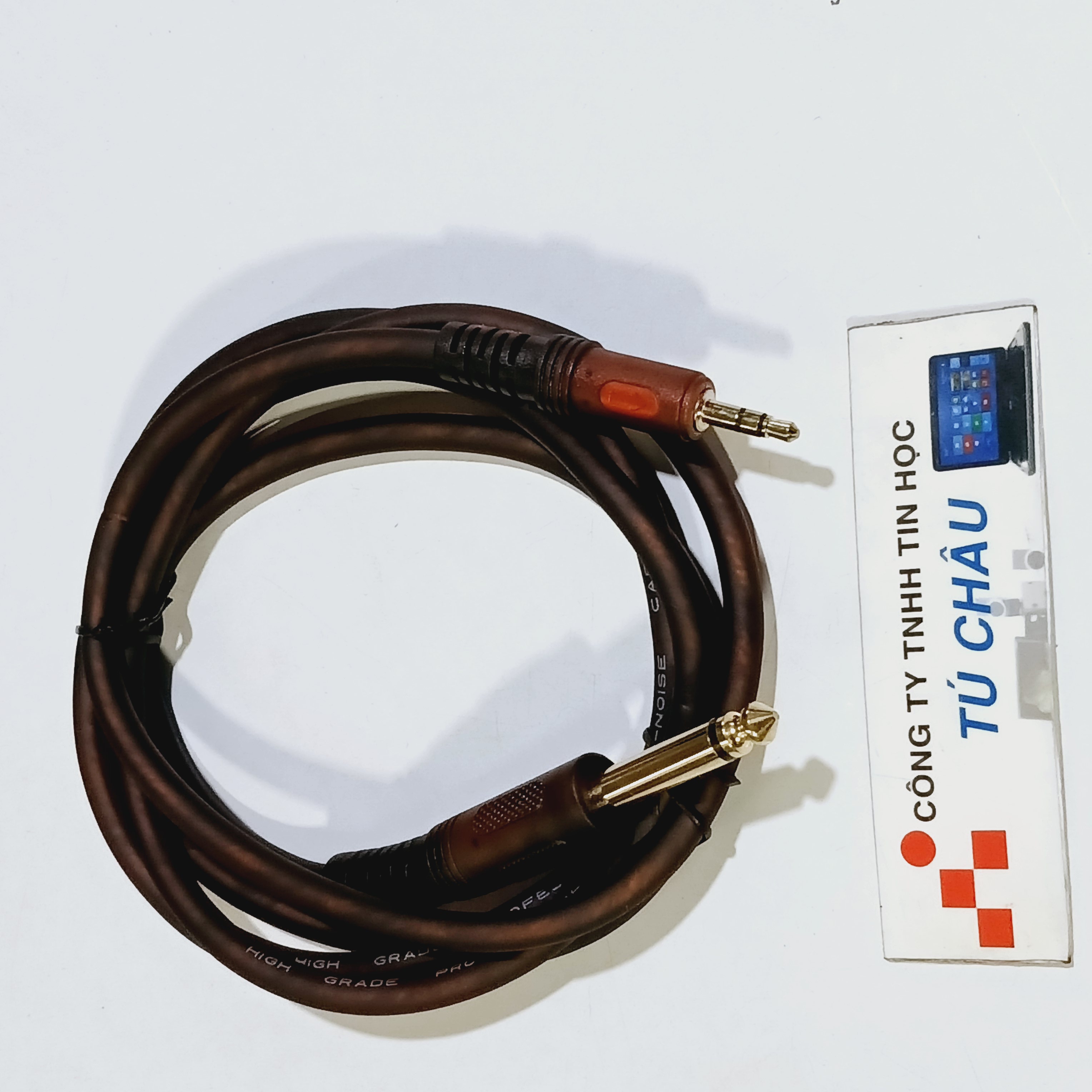 Cáp 3.5 Ly ra 6 Ly dài 1.5m / 3m / 5m (Chuẩn 6 ly MONO / STEREO) / Sử dụng được 2 chiều