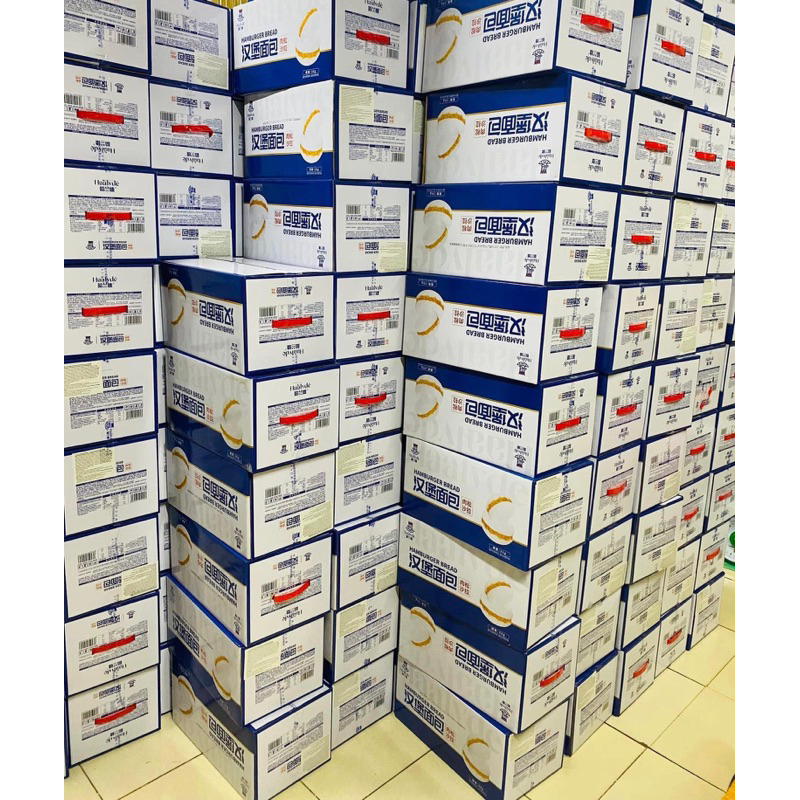 box 1kg bánh hamburger sữa chua sốt ruốc