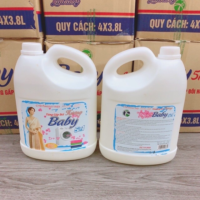 Nước Giặt Baby 5In1 Can 3,8L