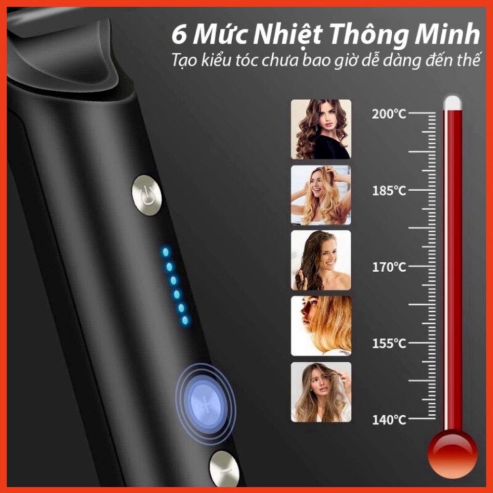 Lược điện chải tóc thẳng tạo kiểu tóc phù hợp