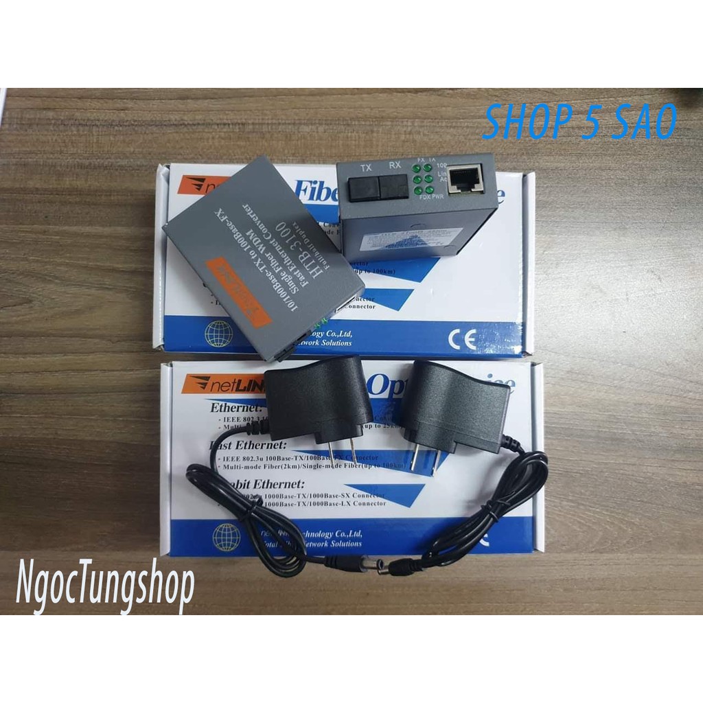 Cặp converter quang điện  NETLINK AB 3100