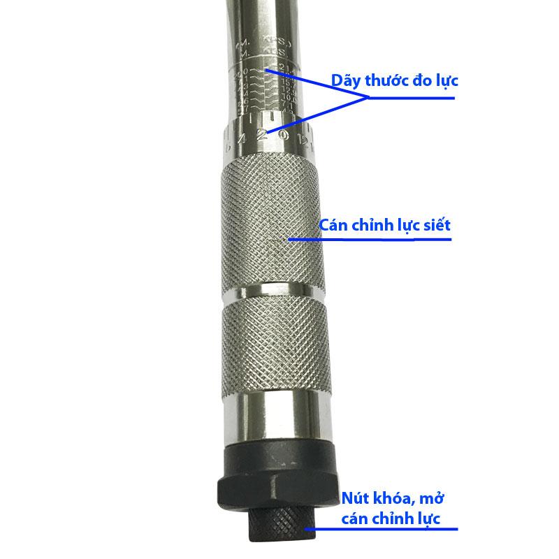 Cần nổ (cần chỉnh lực) 1/2  [28-210Nm] - TOP TWT-10039