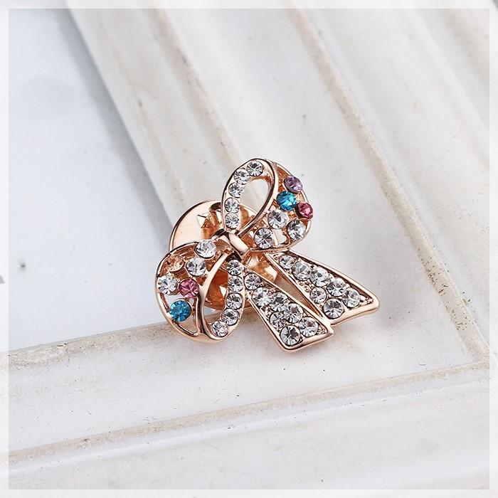 [HCM]Cài Áo Nữ Chiếc Nơ Đính Đá CAOG-27.