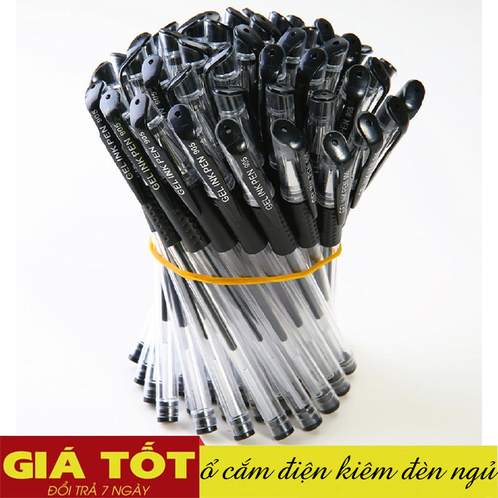 (Bán sỉ) Combo 50 Bút Mực Nước-Bộ 30 Bút Bi Nước Siêu Bền, Bút Bi Mực Nước Xanh, Đen