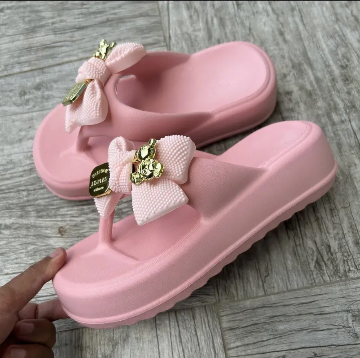 [HCM] Dép Kẹp Nữ Thời Trang Đế Cao 5cm Chất EVA Siêu Nhẹ