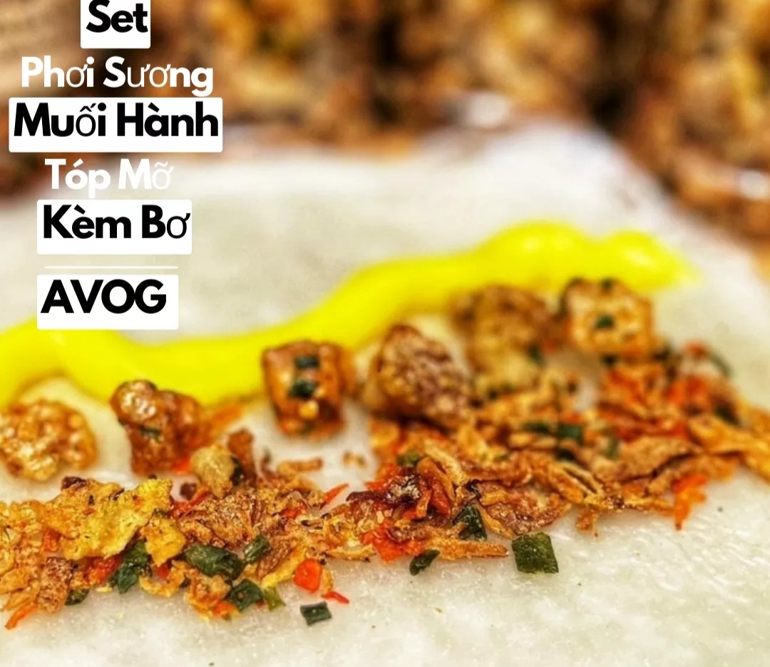 bánh trang phơi sương mini