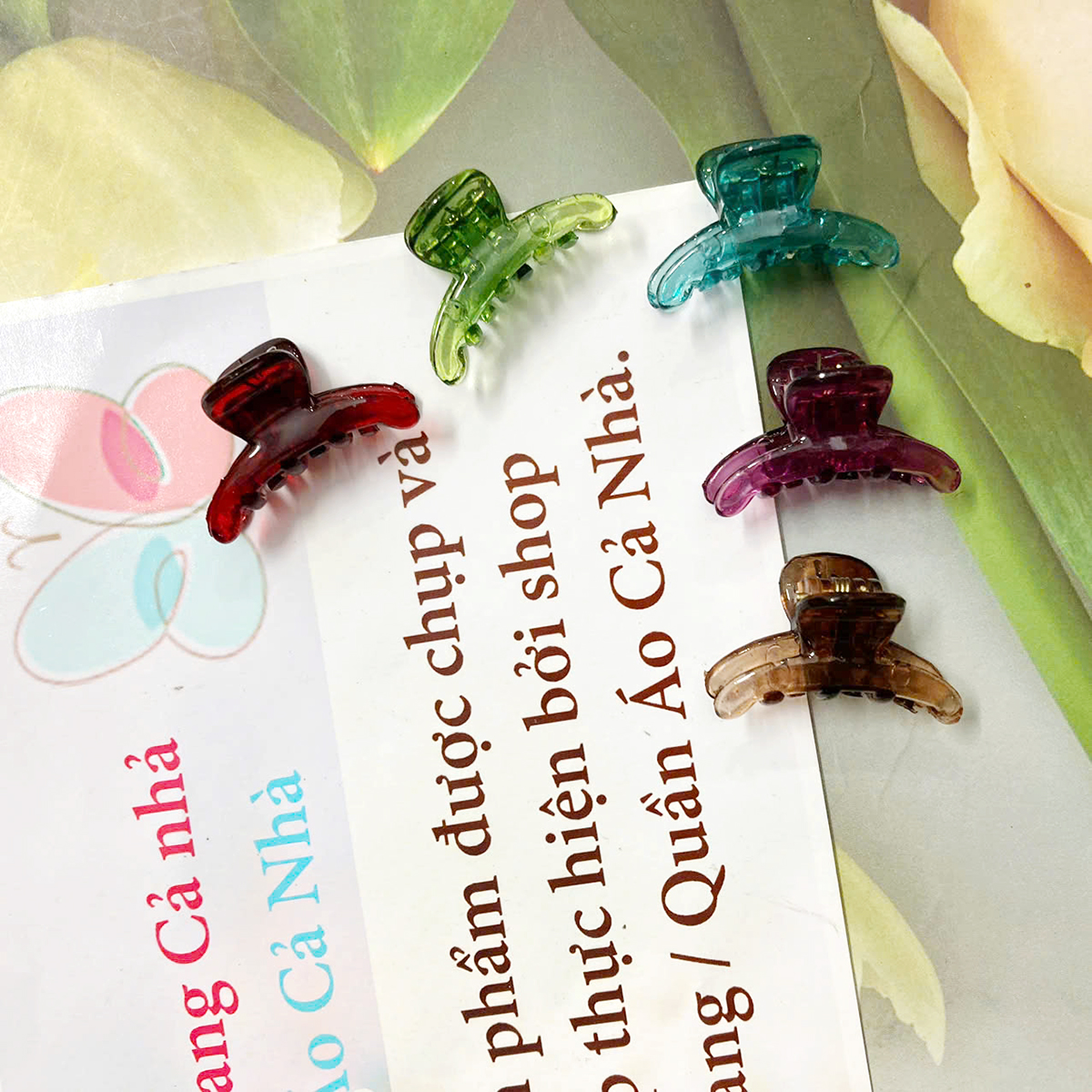 Gắp tóc mái màu dài 1,5cm 2cm MAICHUNG