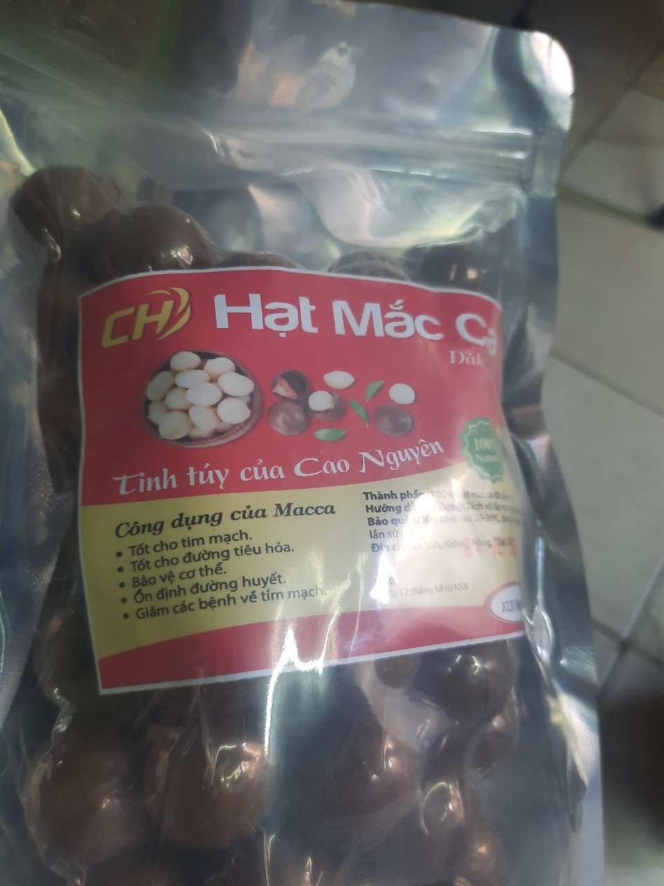 Hạt mắc ca sấy Đăk Lăk siêu ngon