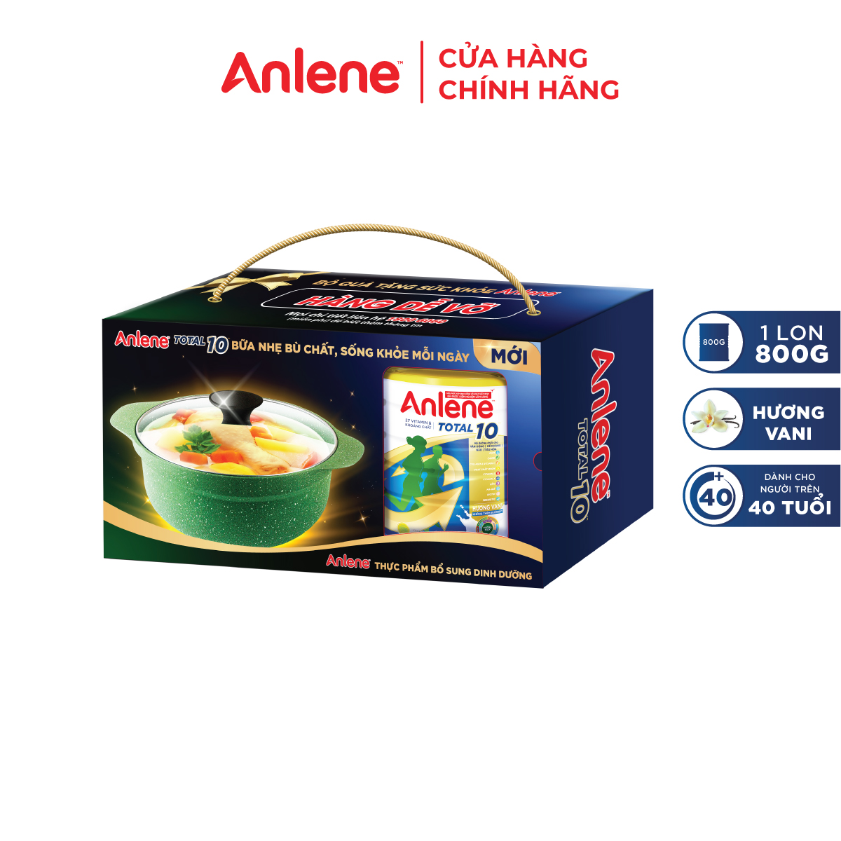 Bộ quà tặng giới hạn Anlene TOTAL 10 800g