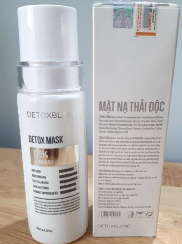 [CHÍNH HÃNG] MẶT NẠ SỦI BỌT THẢI ĐỘC DETOX BLANC.(MẪU MỚI NHẤT)