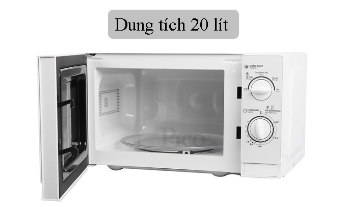 Lò vi sóng cơ Sharp R-201VN-W 20L (Giá áp dụng giao tại HN, HCM& các tỉnh liên hệ shop)