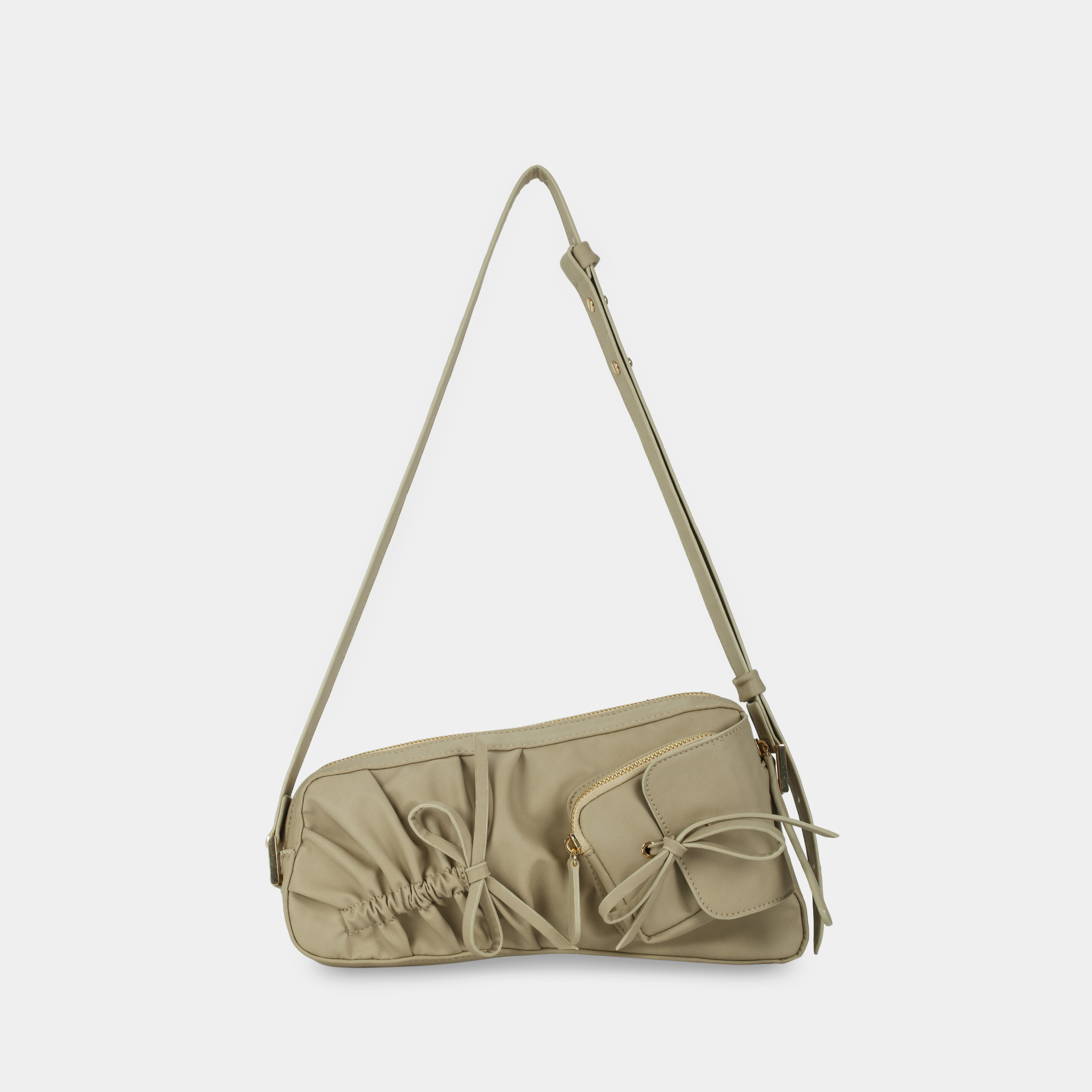 Túi xách FREELY màu beige - CHAUTFIFTH