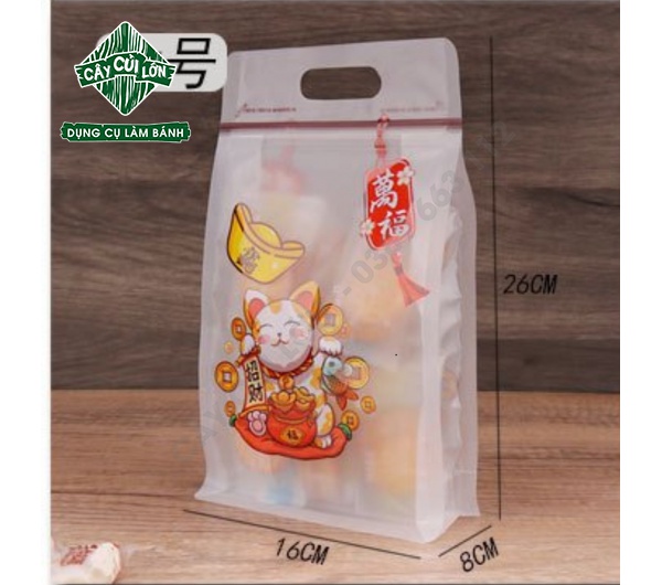 Set 5 Túi Zip Lucky Cat