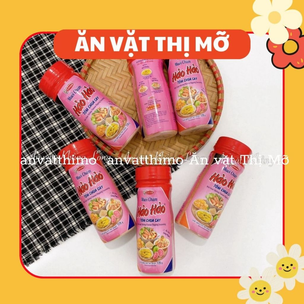 Muối hảo hảo chấm chua cay hàng chính hãng (hũ 120gr)