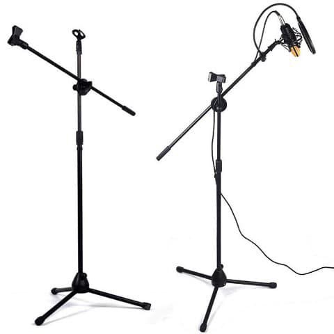Giá đỡ micro Tripod 3 chân biểu diễn chuyên nghiệp cao 2 mét