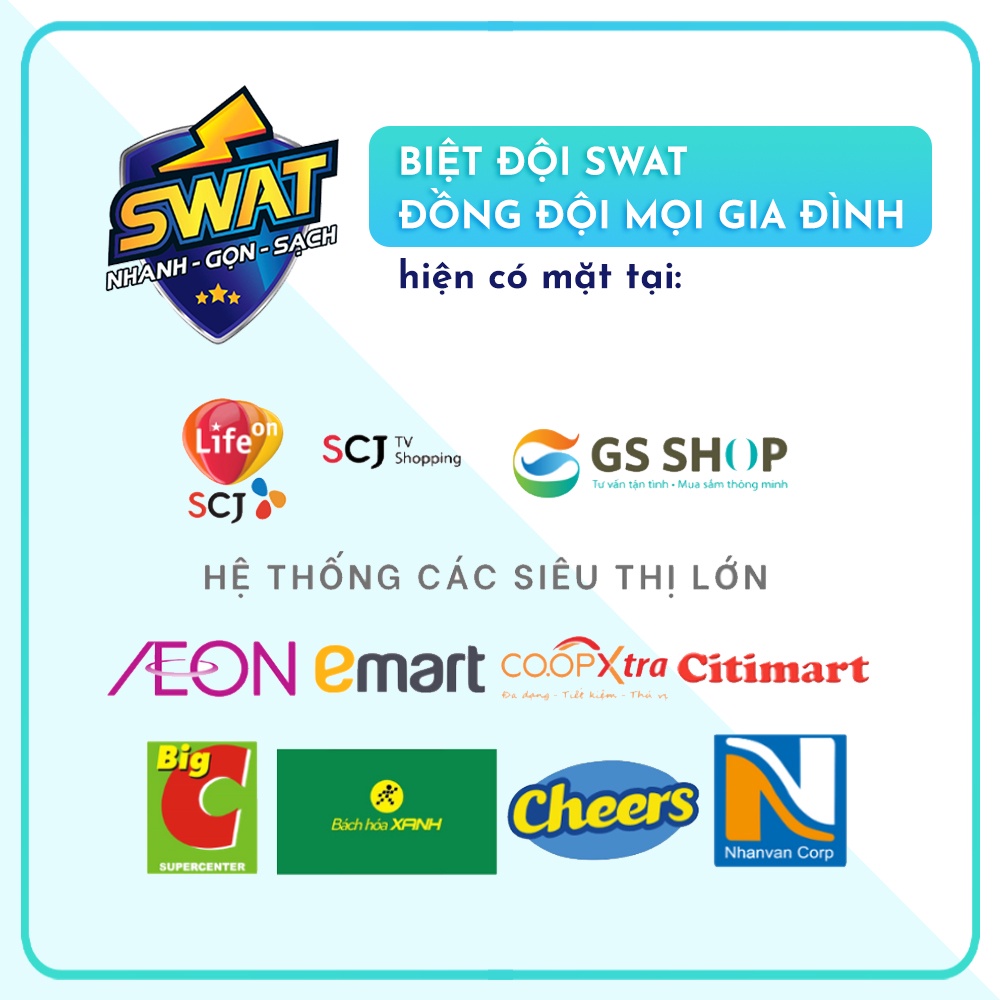 Nước Rửa Chén Swat Siêu Sạch 400Gr Nhỏ Gọn