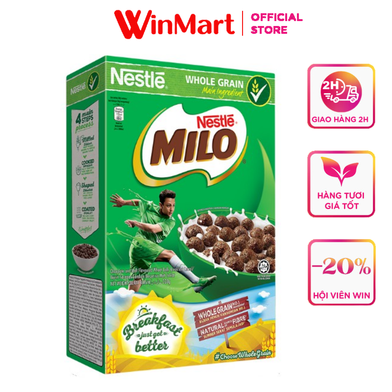 [Siêu thị WinMart] - Ngũ cốc ăn sáng Milo Nestlé hộp 300g