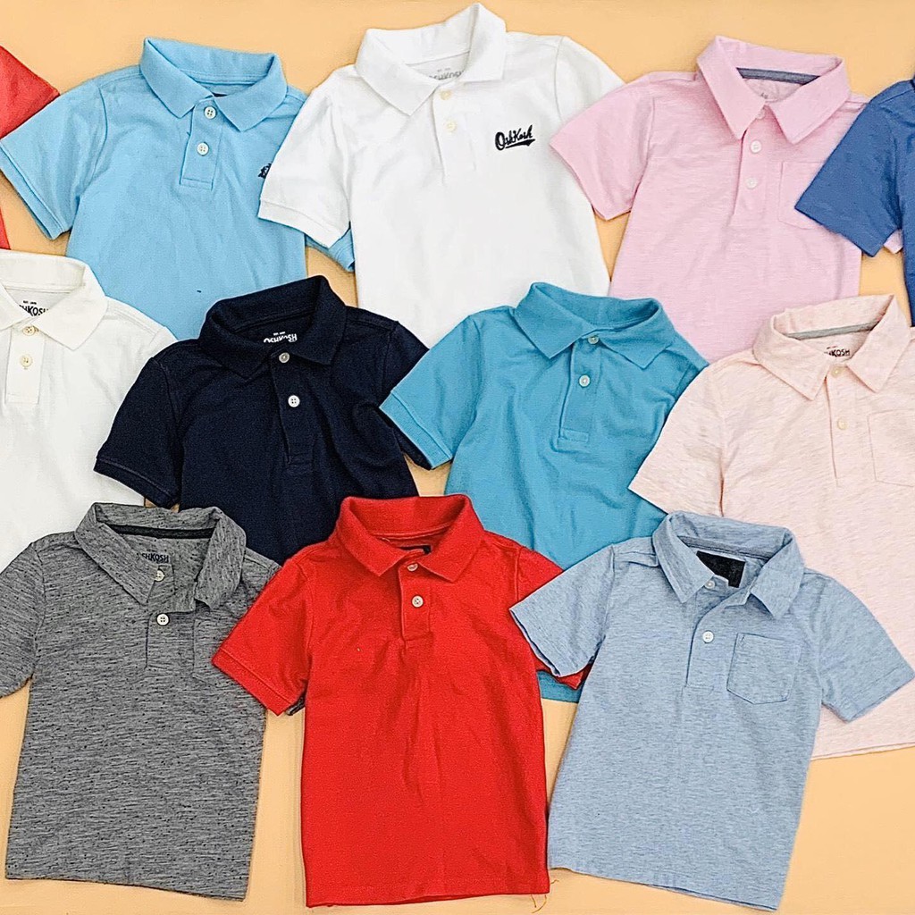 Áo Oshkosh màu đỏ xuất xịn cho bé trai