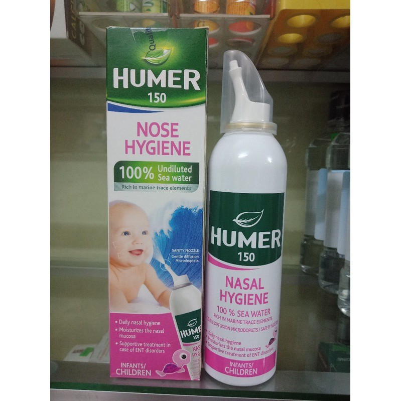 Xịt muối biển HUMER trẻ em 150ml