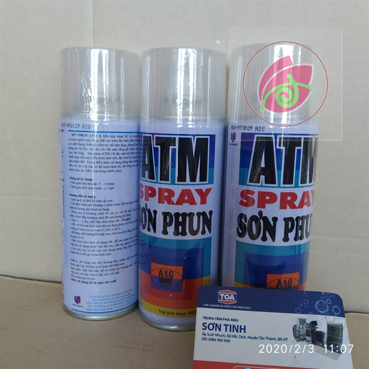SƠN XỊT BÓNG ATM HOẶC WIN A10 /A231 400ml