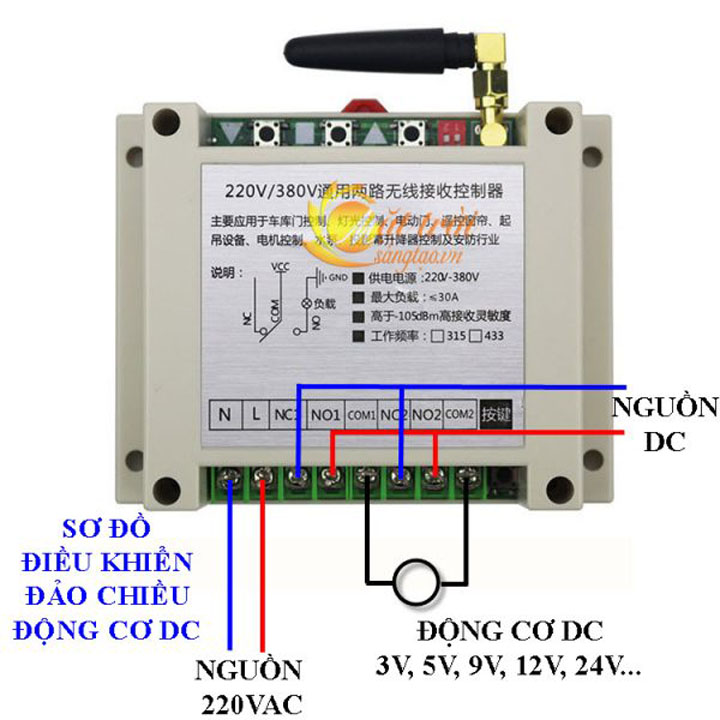 30A Motor Reversing Controller