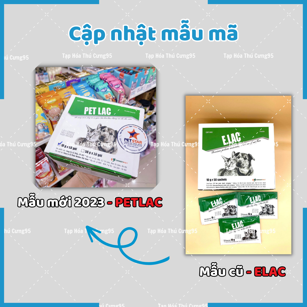 Men tiêu hóa ELAC cho thú cưng chó mèo