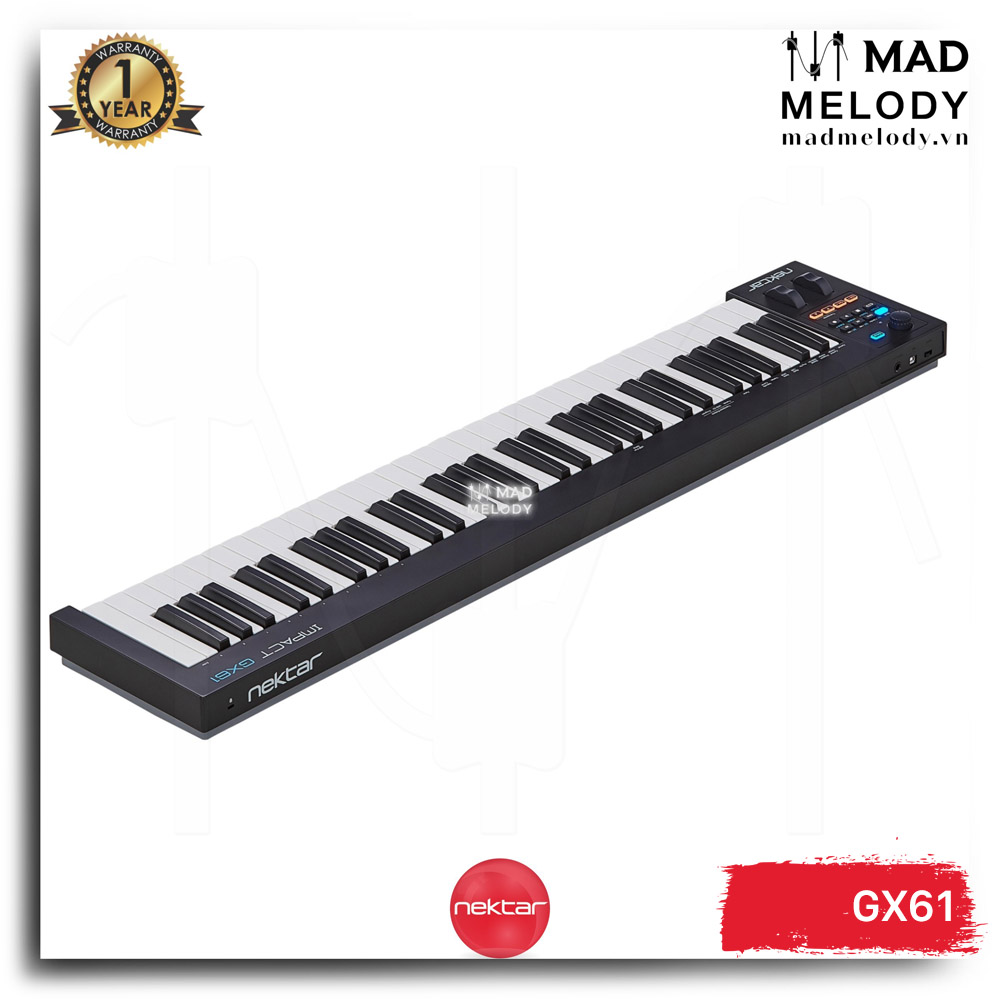 Nektar Impact GX61 Keyboard Controller (đàn soạn nhạc 61 phím NEW)