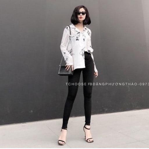 Quần LEGING  trơn nữ dáng dài full hộp chất đẹp
