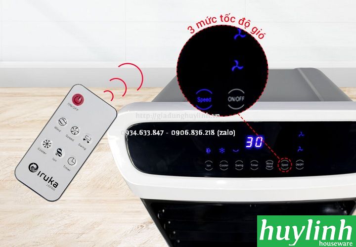 Quạt - Máy làm mát không khí Iruka I-82 [2 Chiều Nóng - Lạnh]