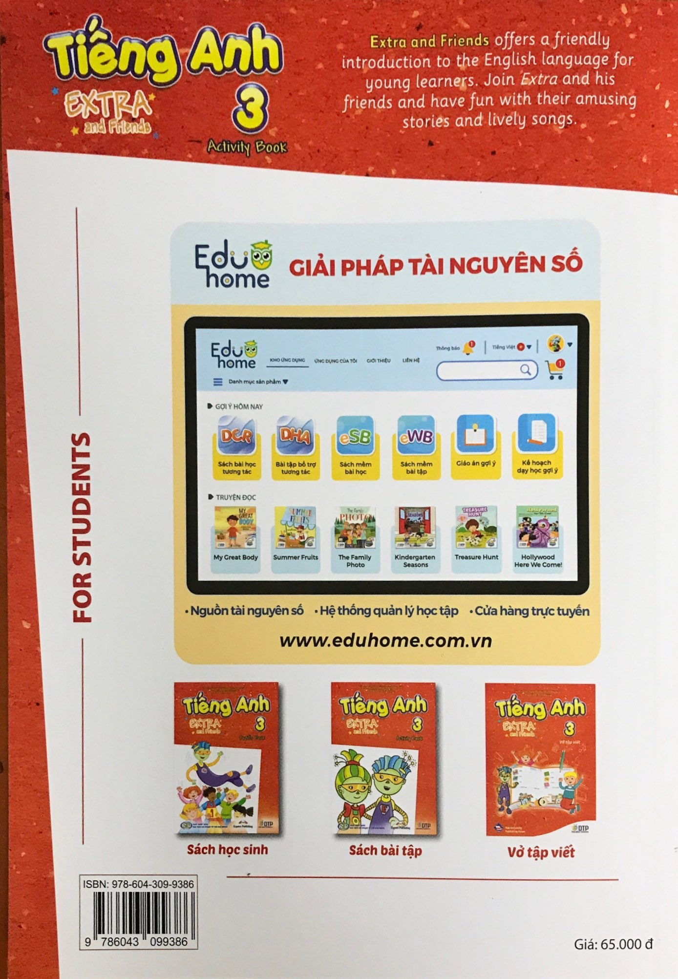 Bài Tập Tiếng Anh Lớp 3 Extra And Friends Activity Book (Workbook)
