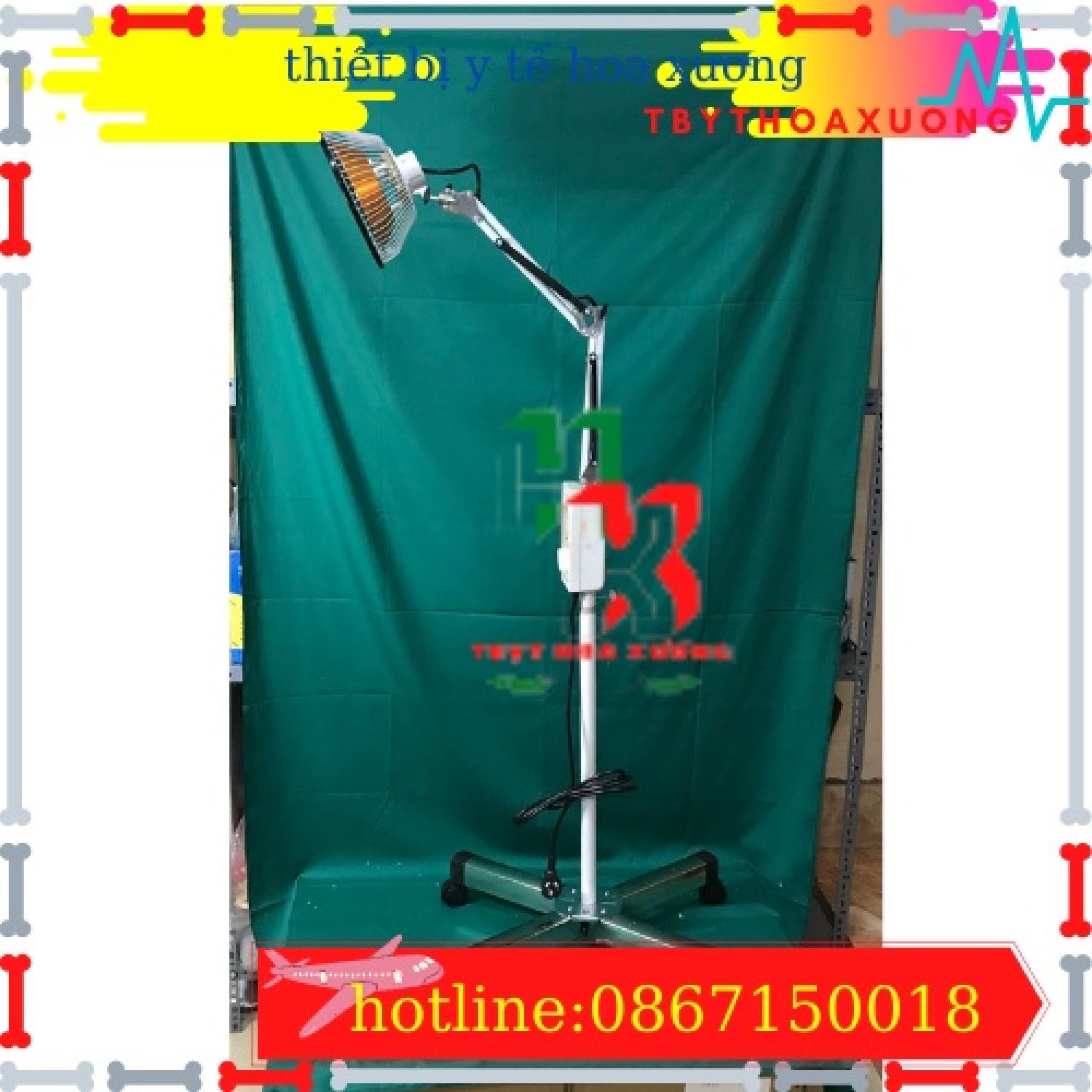 Đèn tần phổ trị liệu bằng sóng điện từ tdp3 - đèn trị liệu cao cấp