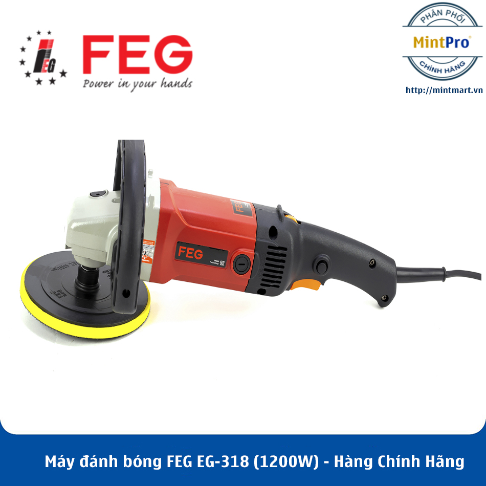 Máy đánh bóng feg eg-318 - hàng chính hãng