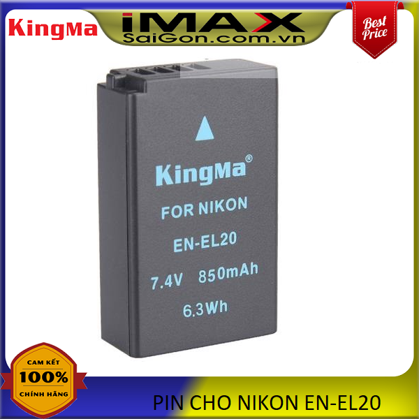 Pin máy ảnh Kingma cho thay thế cho EN-EL20