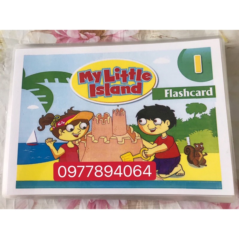 Thẻ Flashcards My Little Island 1-2-3 ( ép plastics bền đẹp)