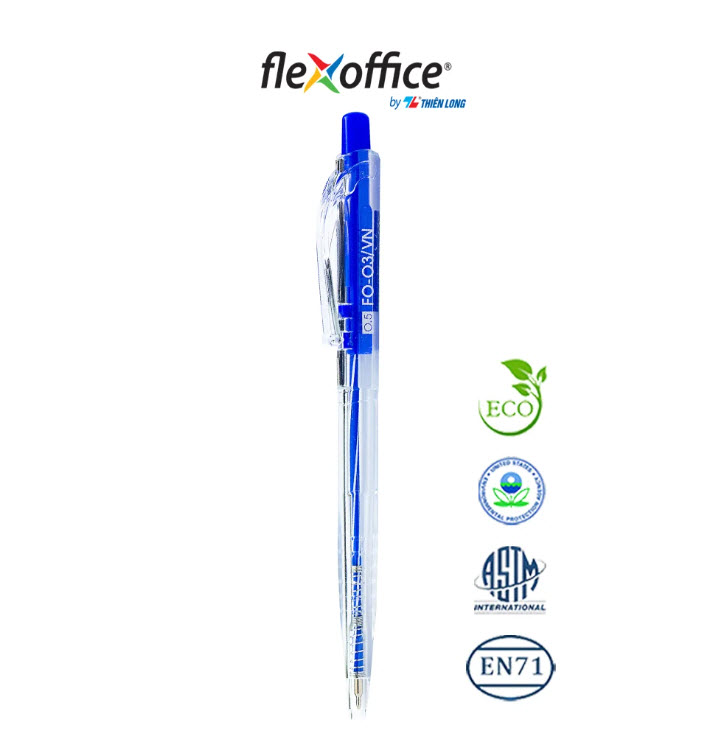 Bút Bi TL / Flexoffice FO-03 - combo 5 cây/màu