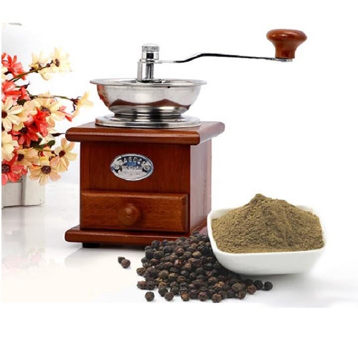 cối xay tiêu - cối xay tiêu gỗ