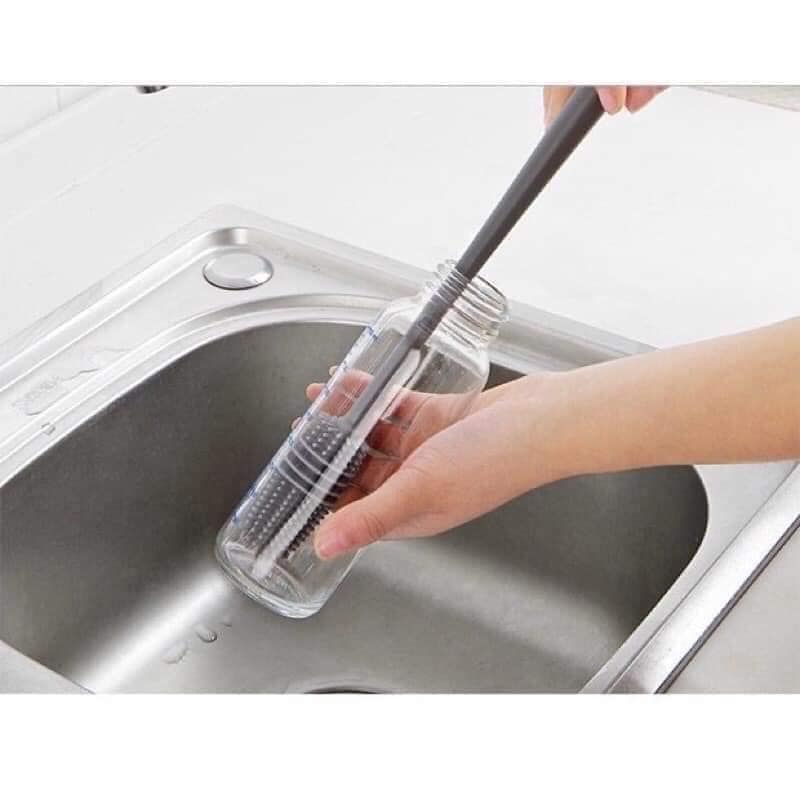 Dụng cụ cọ rửa cốc silicon đa năng, tiện dụng