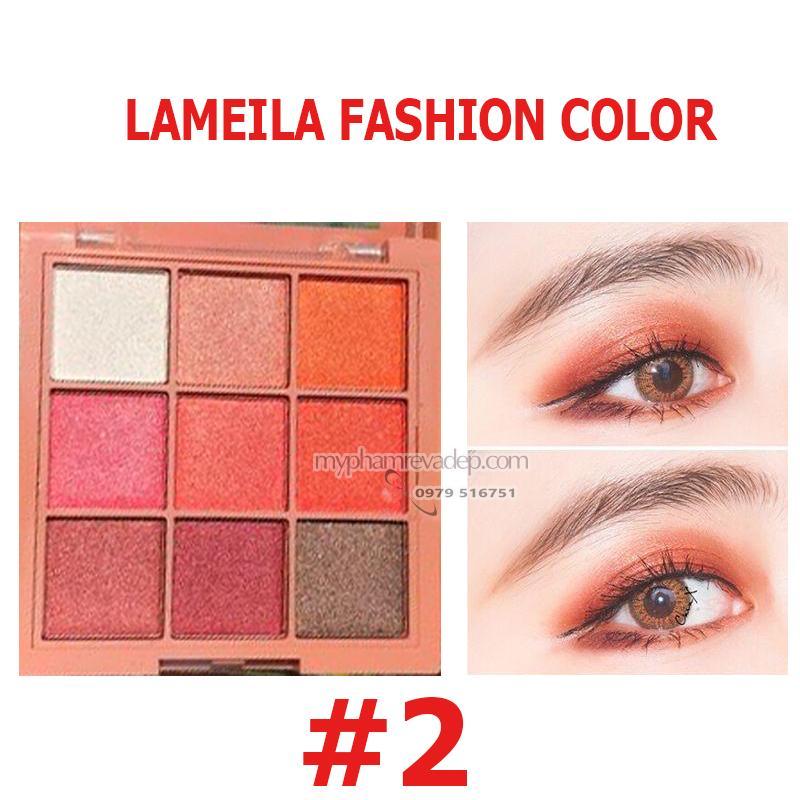 Phấn mắt 9 ô Lameila Fashion Color cao cấp