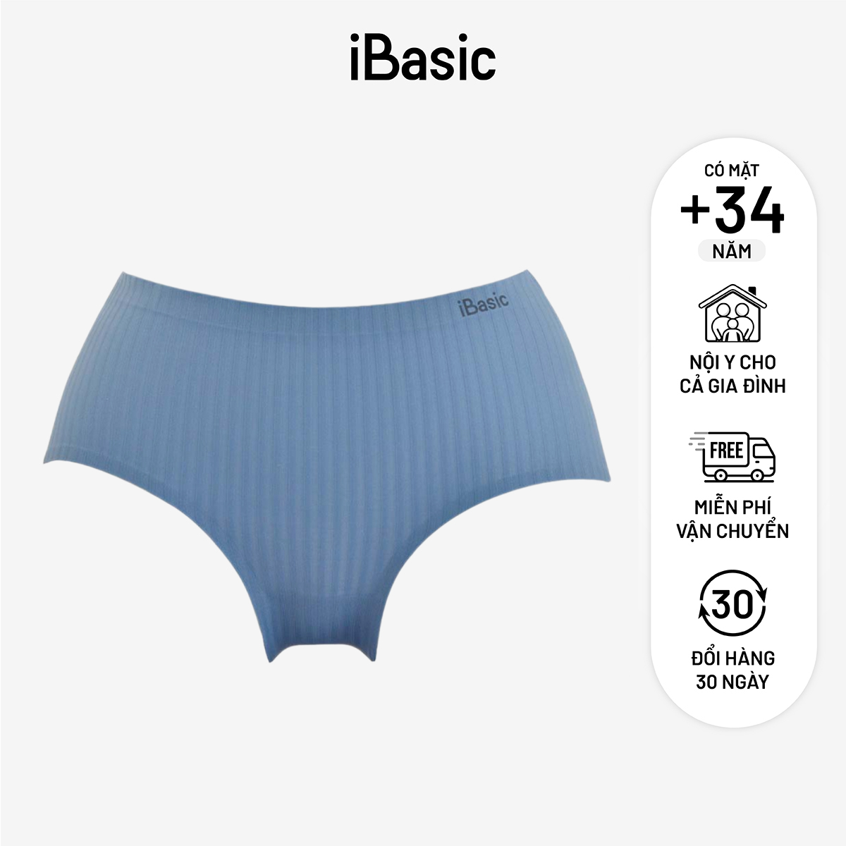 Quần lót nữ không đường may bonding iBasic V109-2