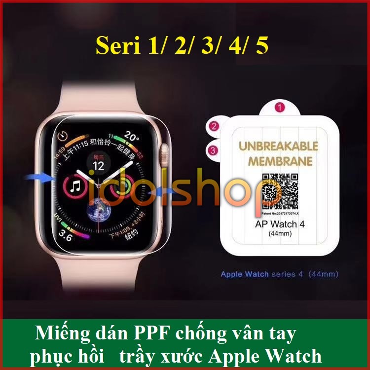 Miếng dán PPF Full màn dành cho Apple watch