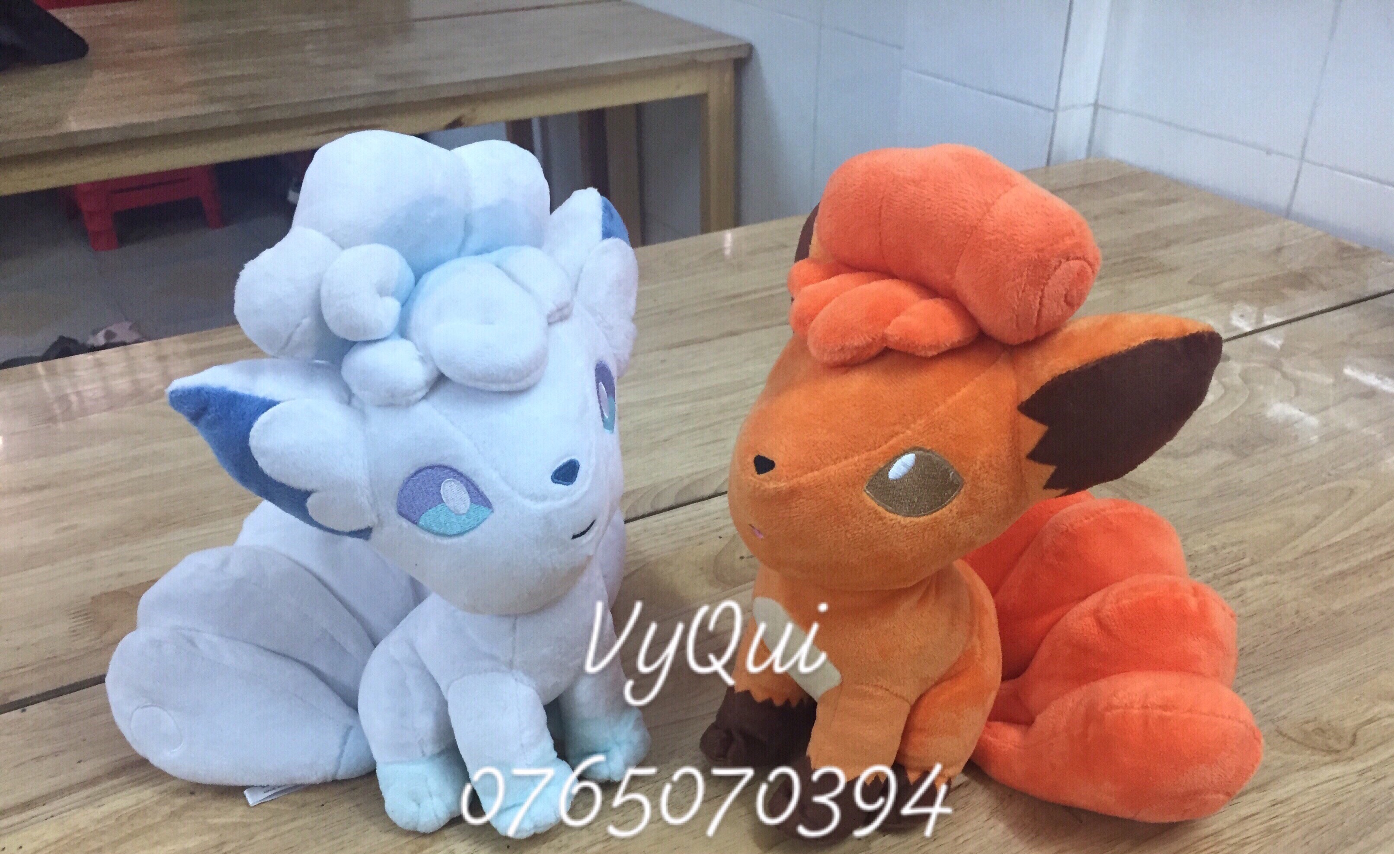 Gấu bông pokemon cáo Vulpix lửa 30cm