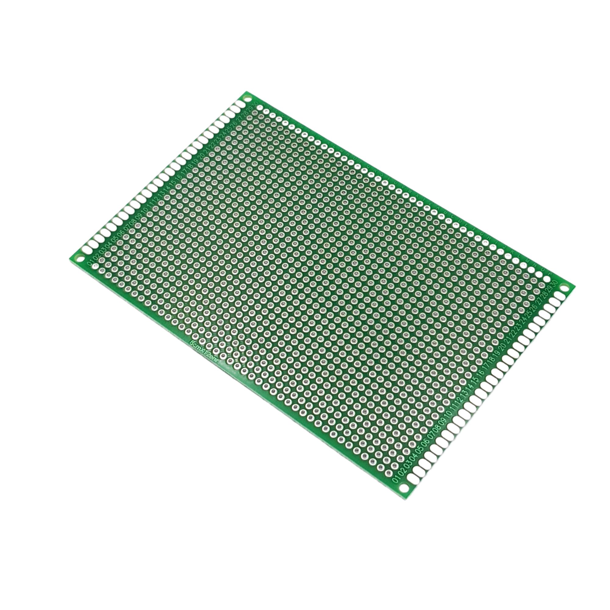 Test board hàn Bản mạch hàn 2 mặt 8x12cm sợi thủy tinh