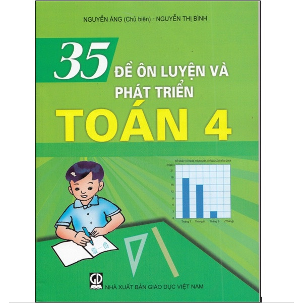 Sách - Combo 35 đề ôn luyện lớp 4 ( Toán + Tiếng Việt)