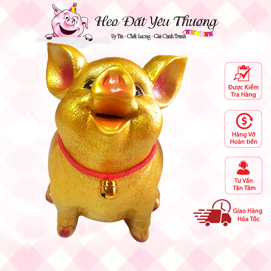 Lợn ngậm tiiền 3D thạch cao
