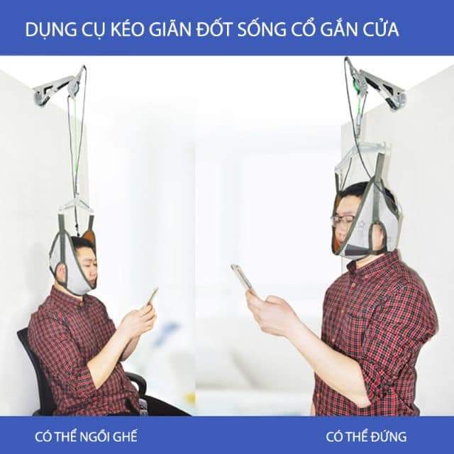 DỤNG CỤ KÉO GIÃN ĐỐT SỐNG CỔ LOẠI GẮN CỬA DKDC.MT01