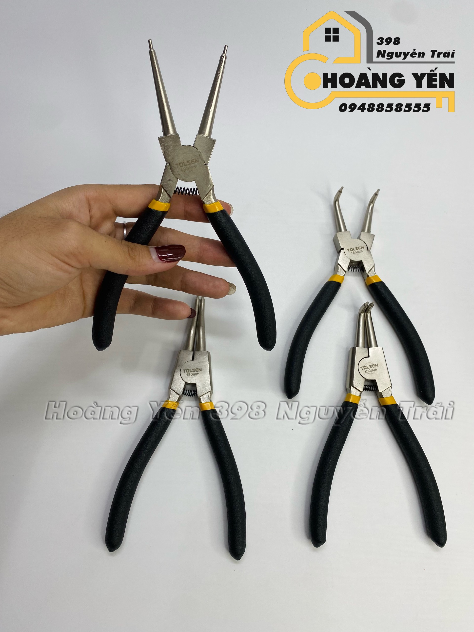 Bộ 4 Cây Kềm Phe 7 Inch Tolsen 10097