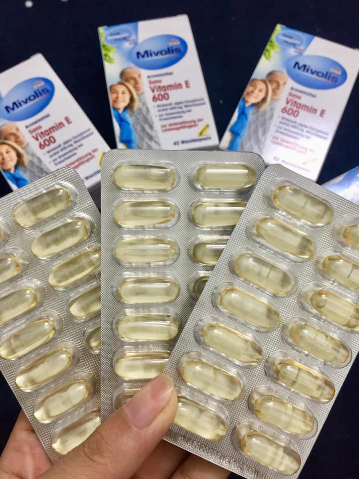 [HCM] VIÊN UỐNG VITAMIN E 600, 42 viên - ĐỨC