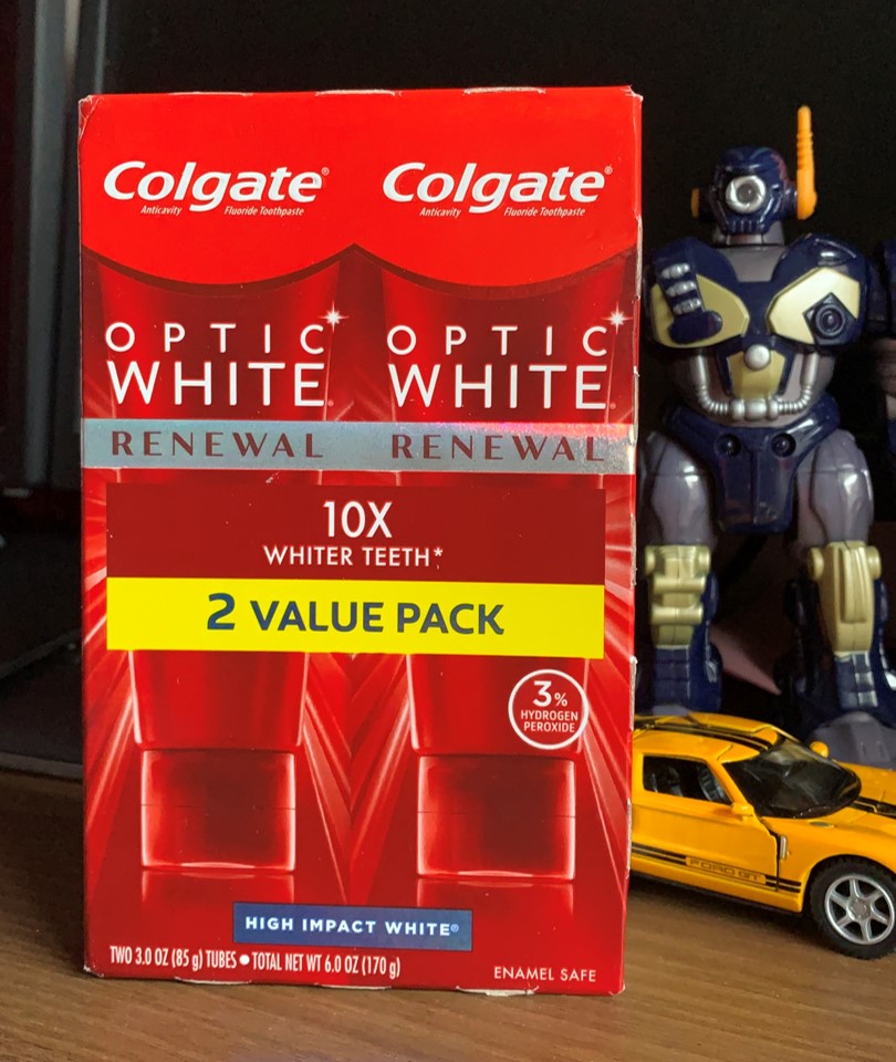 Kem đánh răng #Colgate Optic White Renewal của Mỹ
