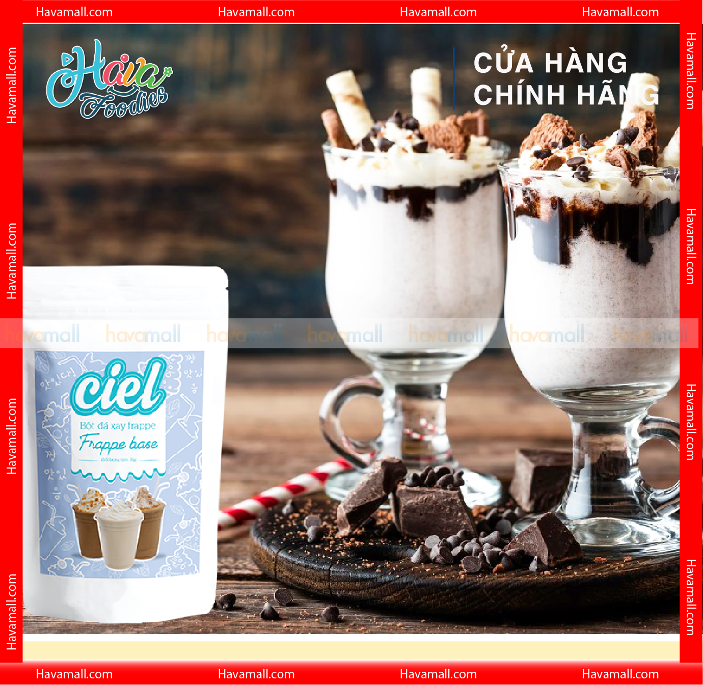 Bột Đá Xay Frappe Ciel 200g