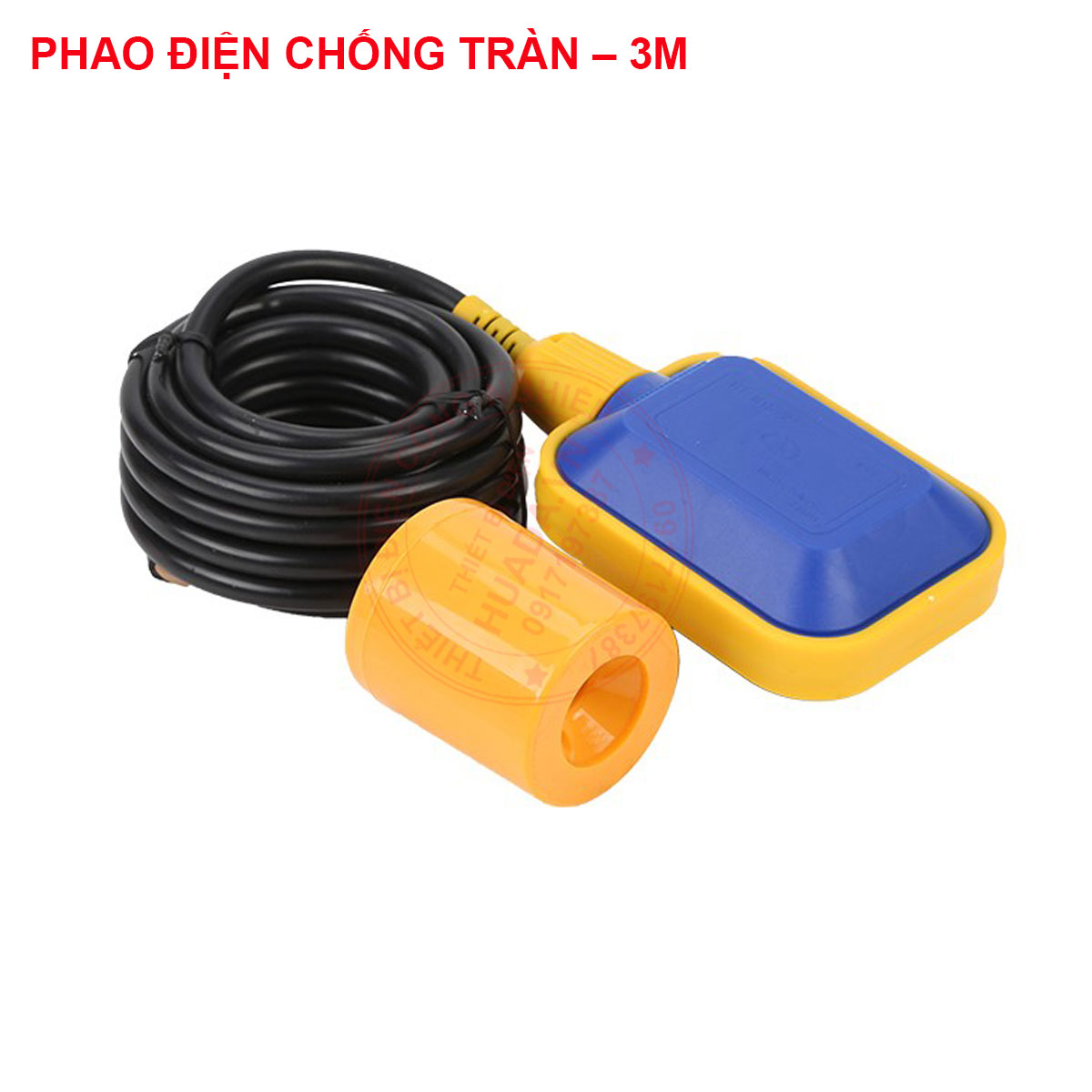 Phao điện tự động dùng cho máy bơm nước - dài 3m.